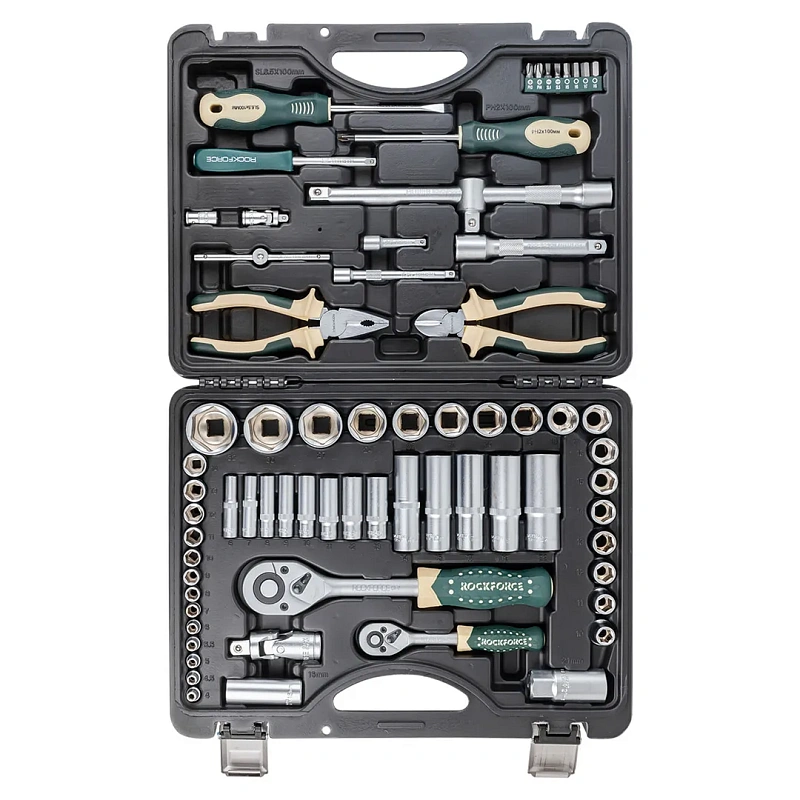 Набор инструментов 69 пр 1/4"&1/2" 6- гр RockForce RF-4603-5
