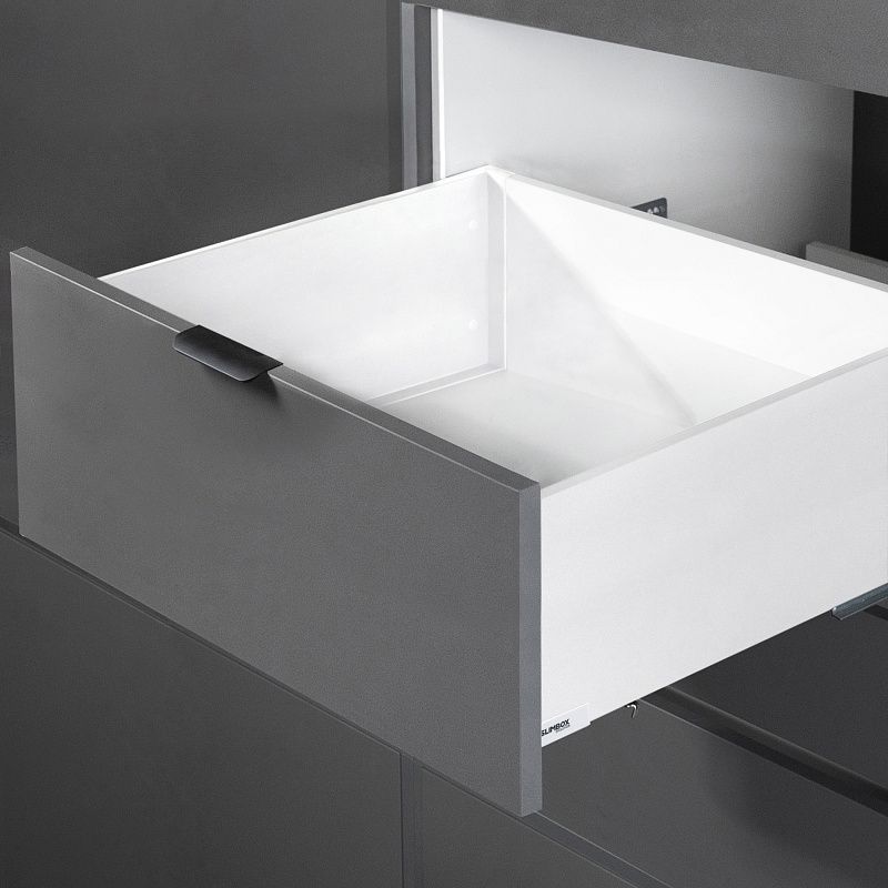 Система ящиков Evolution L-450 h199 белый SOFT CLOSE ДСП16мм SLIMBOX EVOLUTION 117779