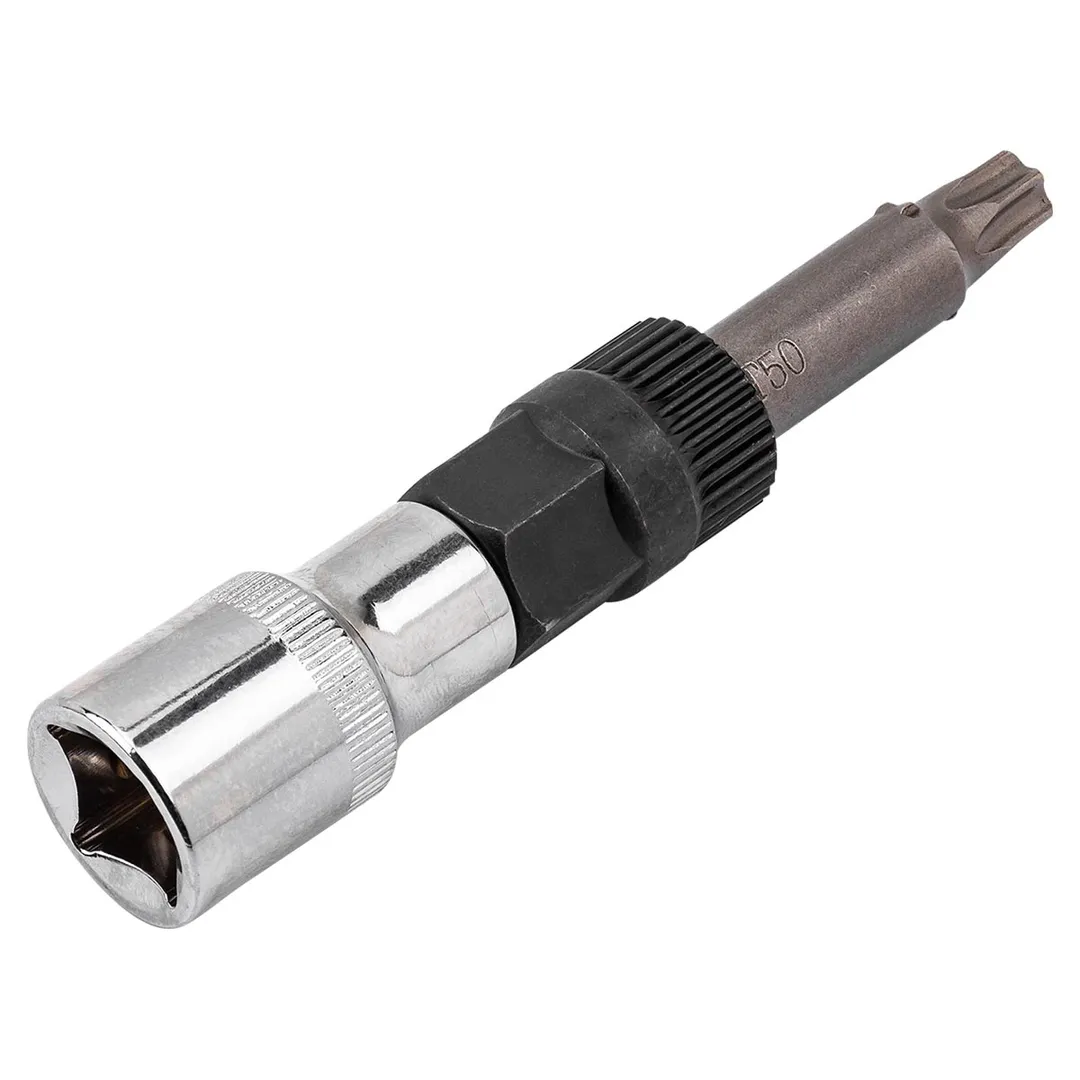 Головки для снятия муфты генератора, головка-бита T50 1/2'' и головка 33 зуба FORSTIME FT-678