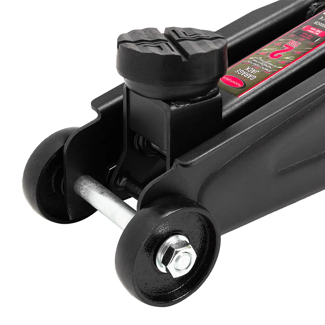 Домкрат подкатной гидравлический 2 т с вращающейся ручкой, 140-340 мм RockForce RF-TH22005CB