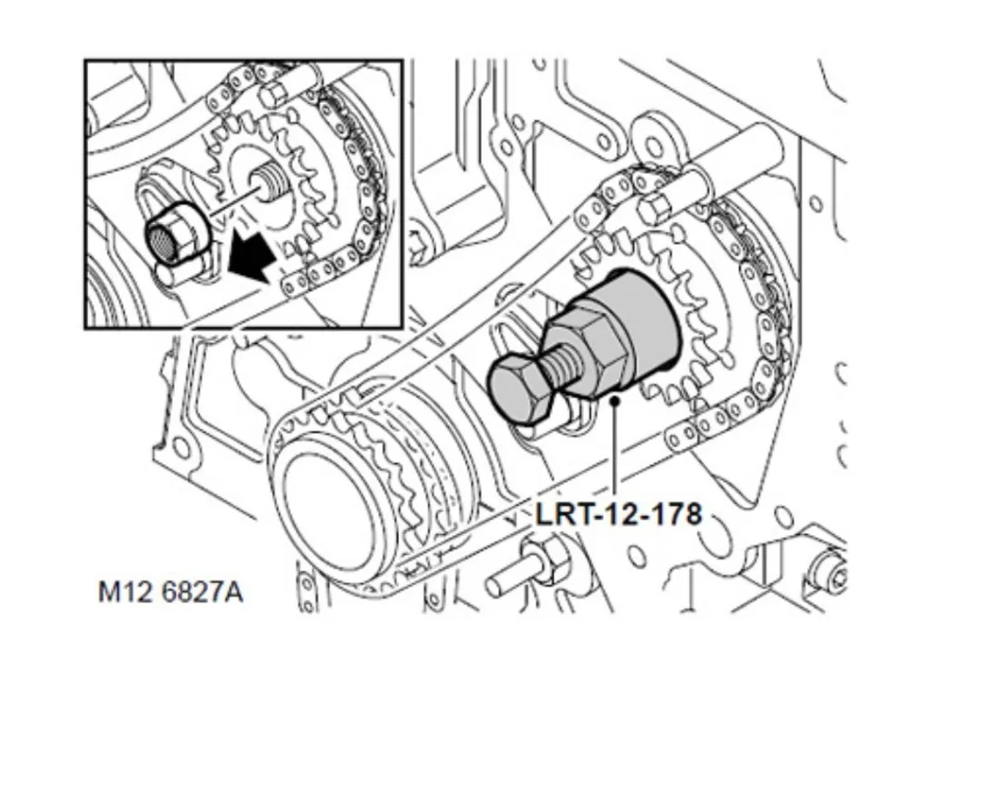 Съемник ТНВД BMW, M47, M57, M47TU, M57TU, M47T2, RockForce RF-9G1501