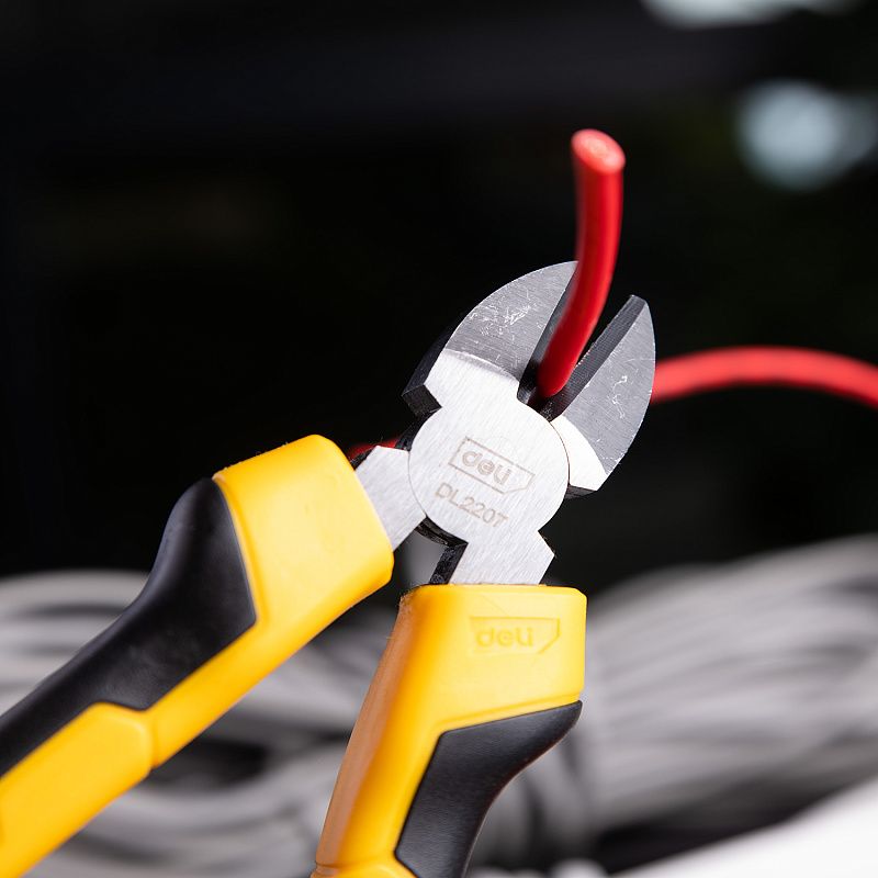 Бокорезы Deli "EDL2207", 180 мм, желтый, черный