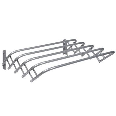 Сушилка для белья настенная складная 3 м, 600х450х185 мм, серый NIKA СН60С