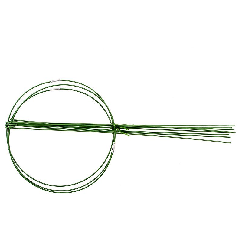 Опора для растений круглая, D 21 см, H 45 см, 3 шти в упаковке, металл в пластике Palisad 644065