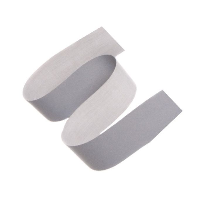 Пленка (лента) световозвращающая серая 65% полиэстер 35% хлопок ширина 3 см