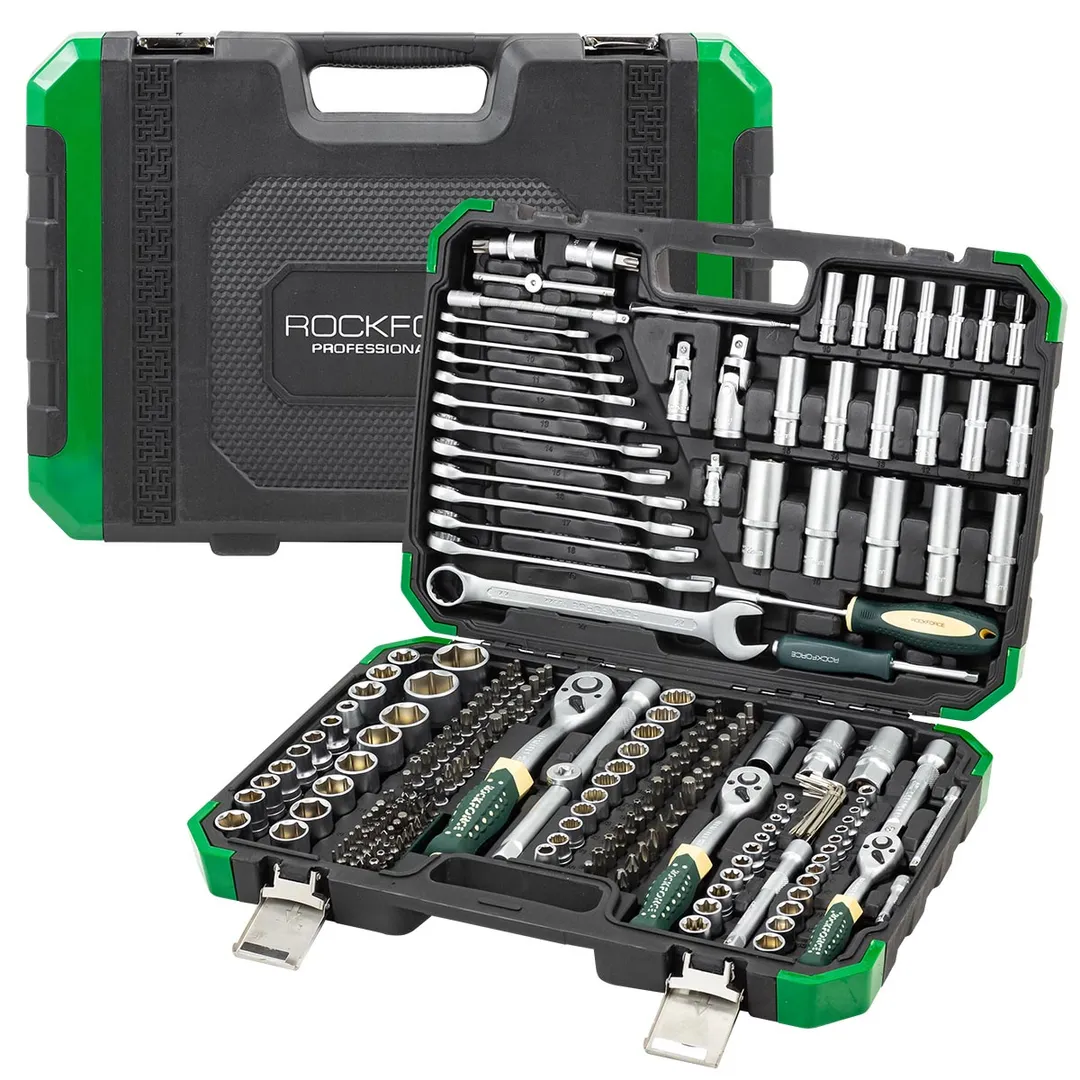 Набор инструментов 216+6 пр. 1/4''&3/8''&1/2'' 6-гр RockForce RF-38841+6