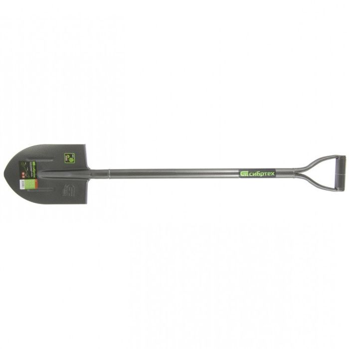 Лопата штыковая, 210 x 290 x 1150 мм, цельнометаллическая Сибртех 61472