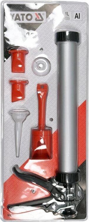 Пистолет для затирки швов алюминиевый 380 мм 1 л. Yato YT-67583