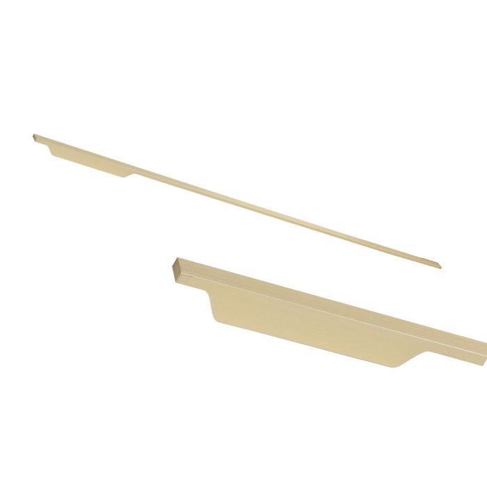 Ручка меб. скоба алюм. ANDROMEDA 1056/1200 матовое браш золото, AKS (левая) 111100