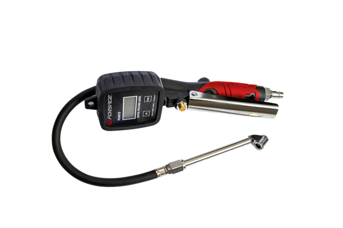 Пистолет для подкачки шин с цифровым манометром, шлангом и жестким удлинителем для грузовых а/м 0-14bar Forsage F-9T0401D
