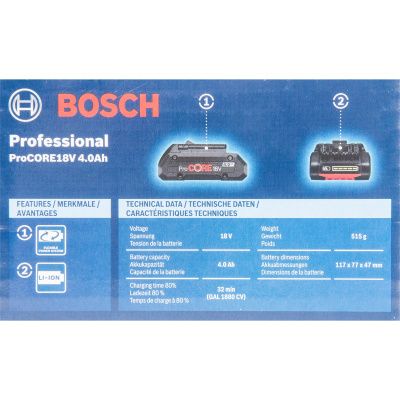 Аккумулятор для инструмента Bosch ProCORE18V (1600A016GB)