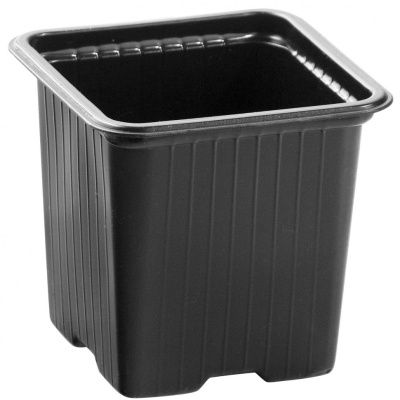 Горшочек для рассады, 70 х 70 х 65 мм, полистирол, 20 шт, 64350