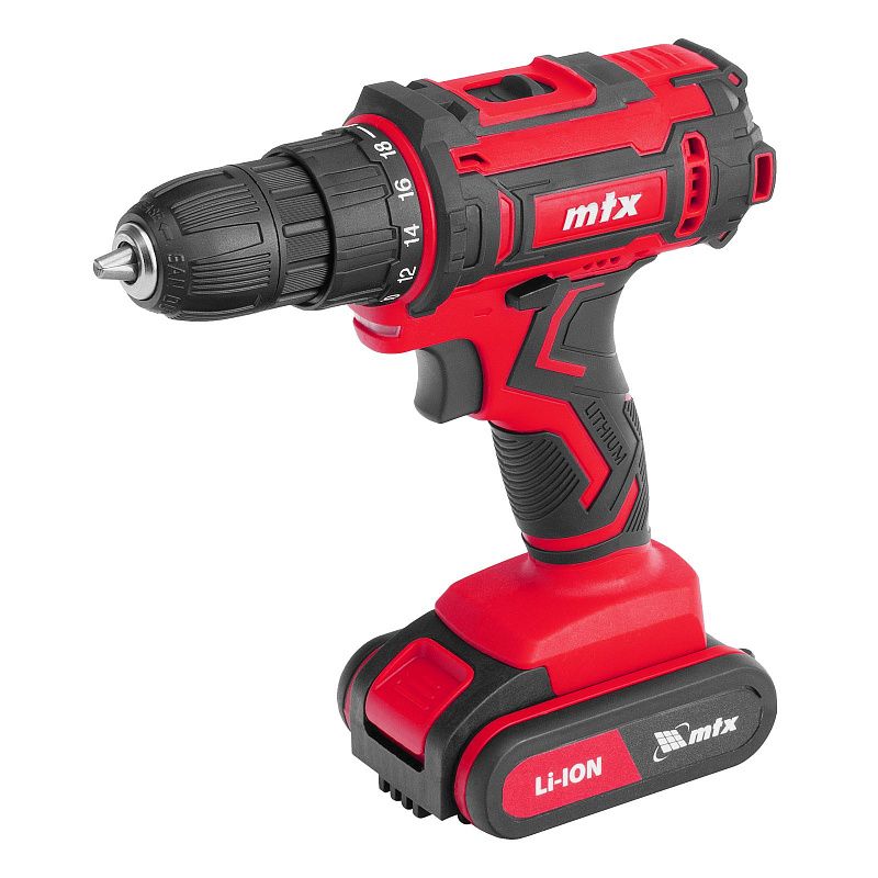 Дрель-шуруповерт аккумуляторная CDS-20, Li-Ion, 20 В MTX 26186