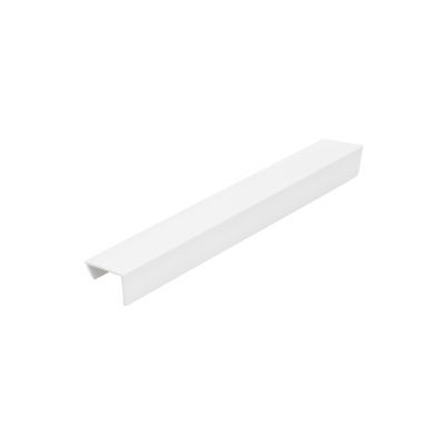 Заглушка к цоколю мебельному ПВХ h100, белый глянец RU 68506