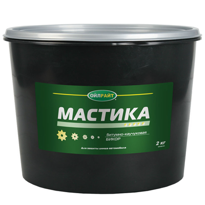 Мастика БИКОР а/к 2кг ведро OILRIGHT 8031