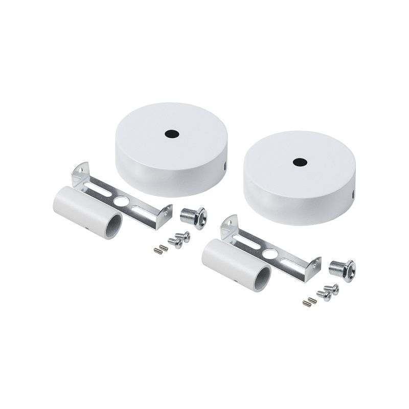 Заглушки, крепления, к светодиодной веревке, d16, тип 2, 1 компл = 2шт., белый, AKS 115536