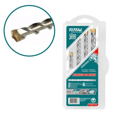 Набор буров SDS-plus 4 пр. 6-10 мм TOTAL TACSD1945