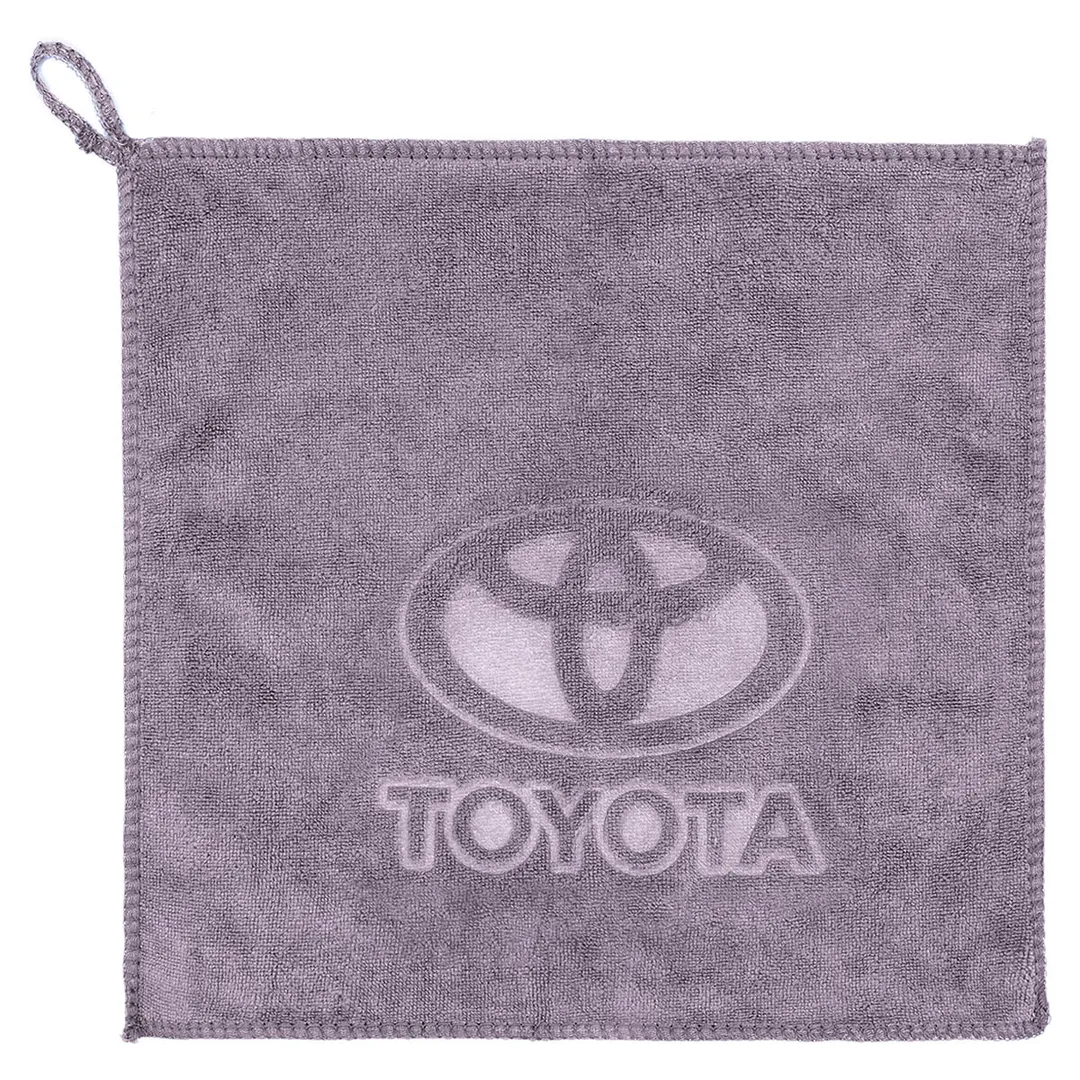Салфетка чистящая микрофибра с логотипом 30*30 см 3 шт/уп Forsage F-NHE33 TOYOTA
