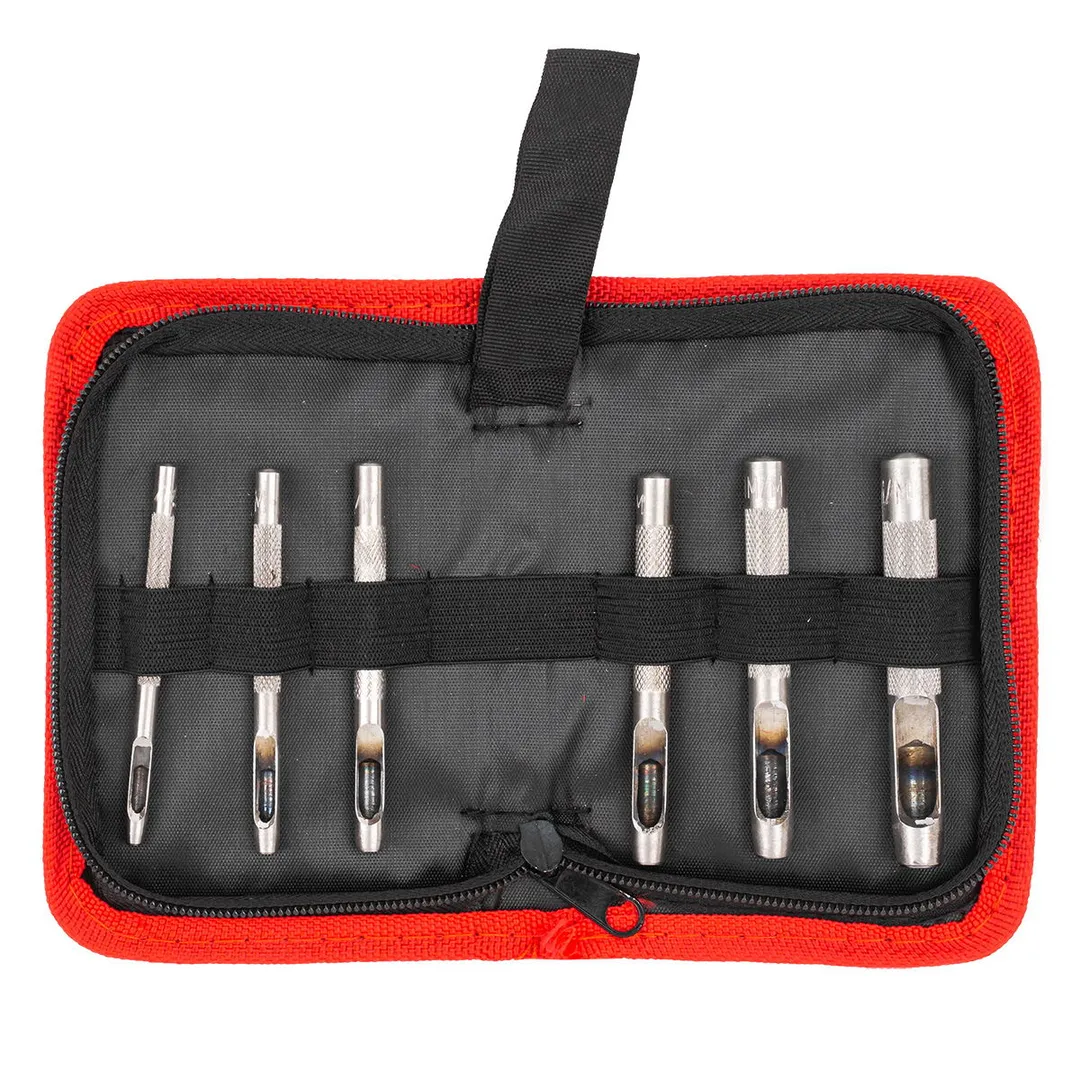 Набор пробойников 6 пр., 3.2, 4, 4.8, 5.6, 6.4, 8 мм Forsage F-3691B