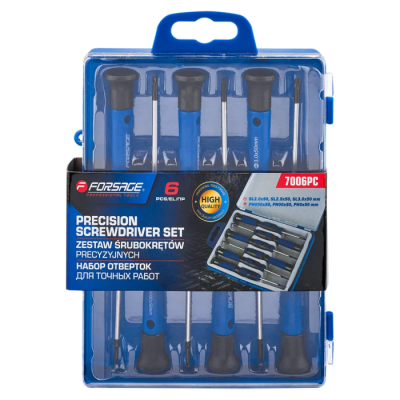 Набор отверток для точных работ PH, SL 6 пр Forsage F-7006PC
