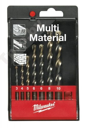 Набор универсальных сверл 3-10 мм (7 шт) Multimaterial Set 1 Milwaukee (4932352335)