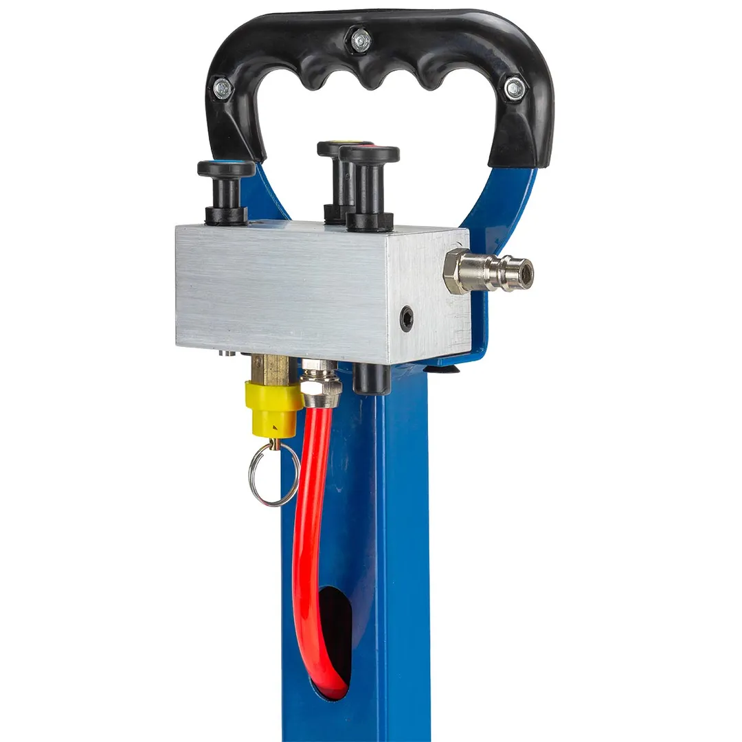 Домкрат подкатной пневматический 6 т, 150-400 мм, Ø-300 мм Forsage F-TRA1823