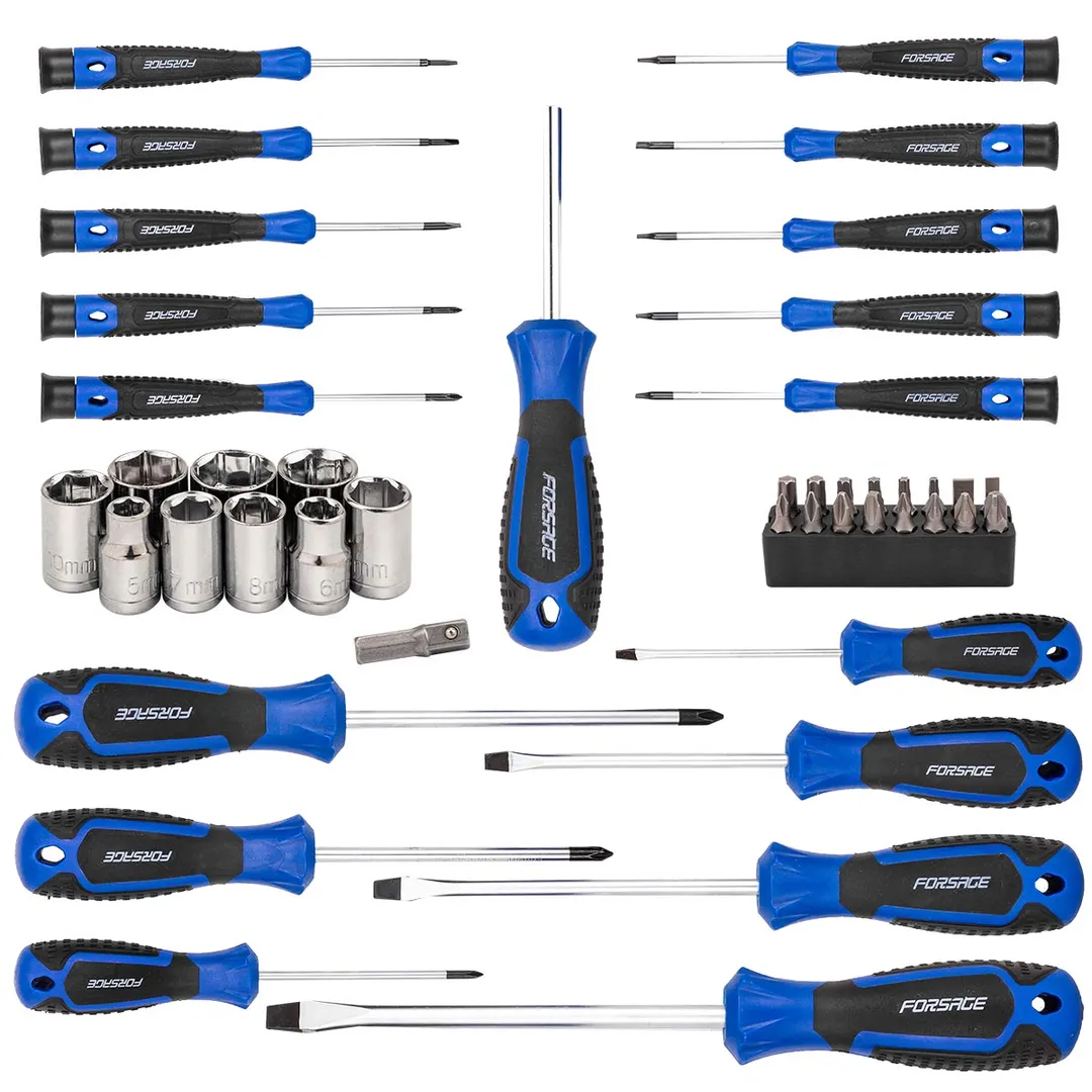 Набор отверток в комплекте с битами 44 пр Forsage F-7044B