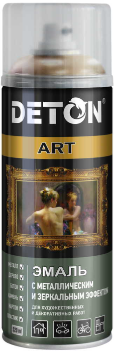 Эмаль с металлическим и зеркальным эффектом Медный декор аэр. 520 мл ART DETON DTN-A07279