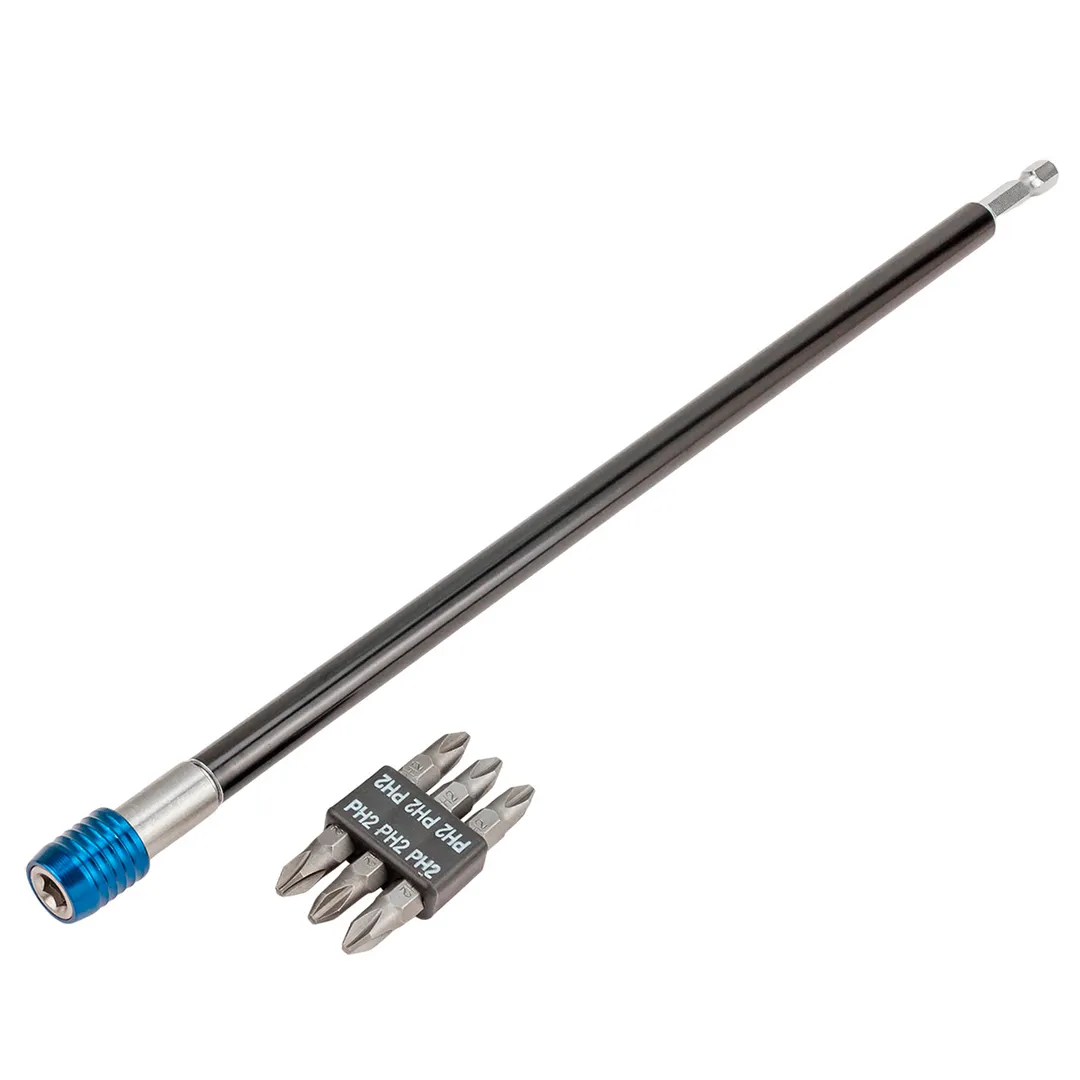 Битодержатель 300 мм, биты PH2 1/4''х25 мм, 7 пр Scheppach Sch-HW-S7