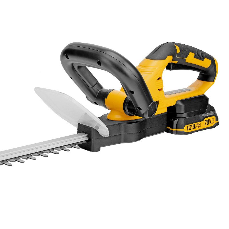 Кусторез аккумуляторный HTD-510, нож 510 мм, Li-Ion, 20 В Denzel 59409