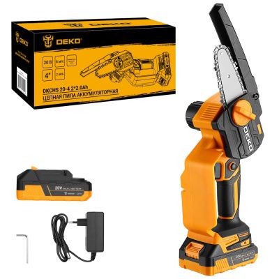Пила цепная аккумуляторная DKCHS 20-4 SET DEKO 063-4308