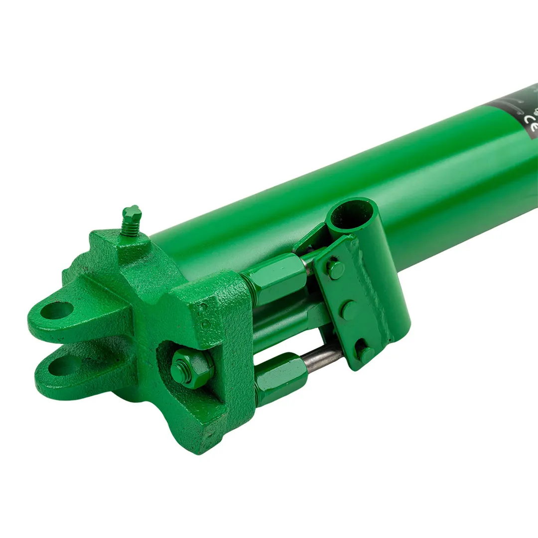 Цилиндр гидравлический удлиненный с двухштоковым насосом, 5 т, длина - 660 мм, ход штока - 500 мм RockForce RF-1205-2