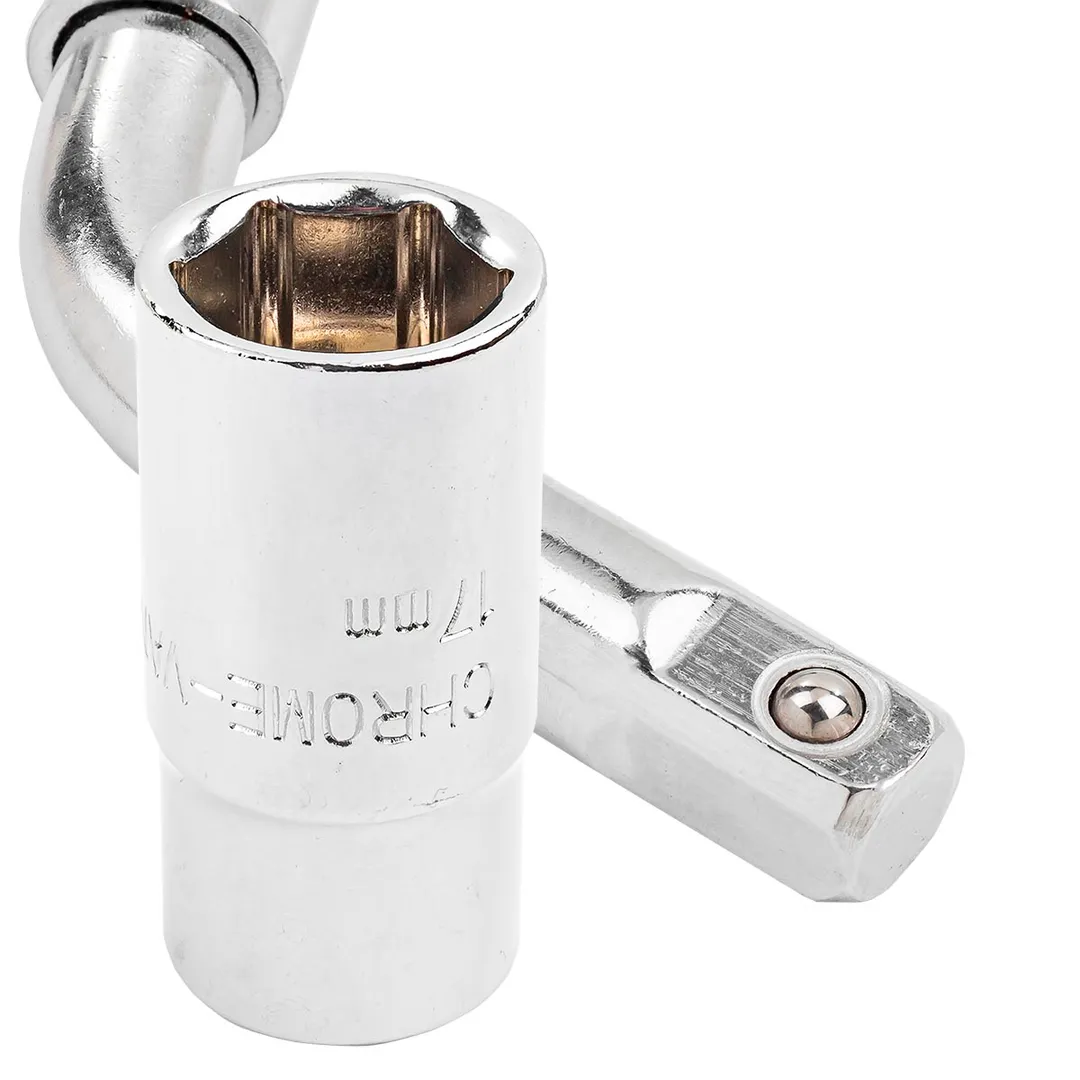 Ключ баллонный телескопический с переставной головкой, 17-19 мм ForsLine FL-6811719