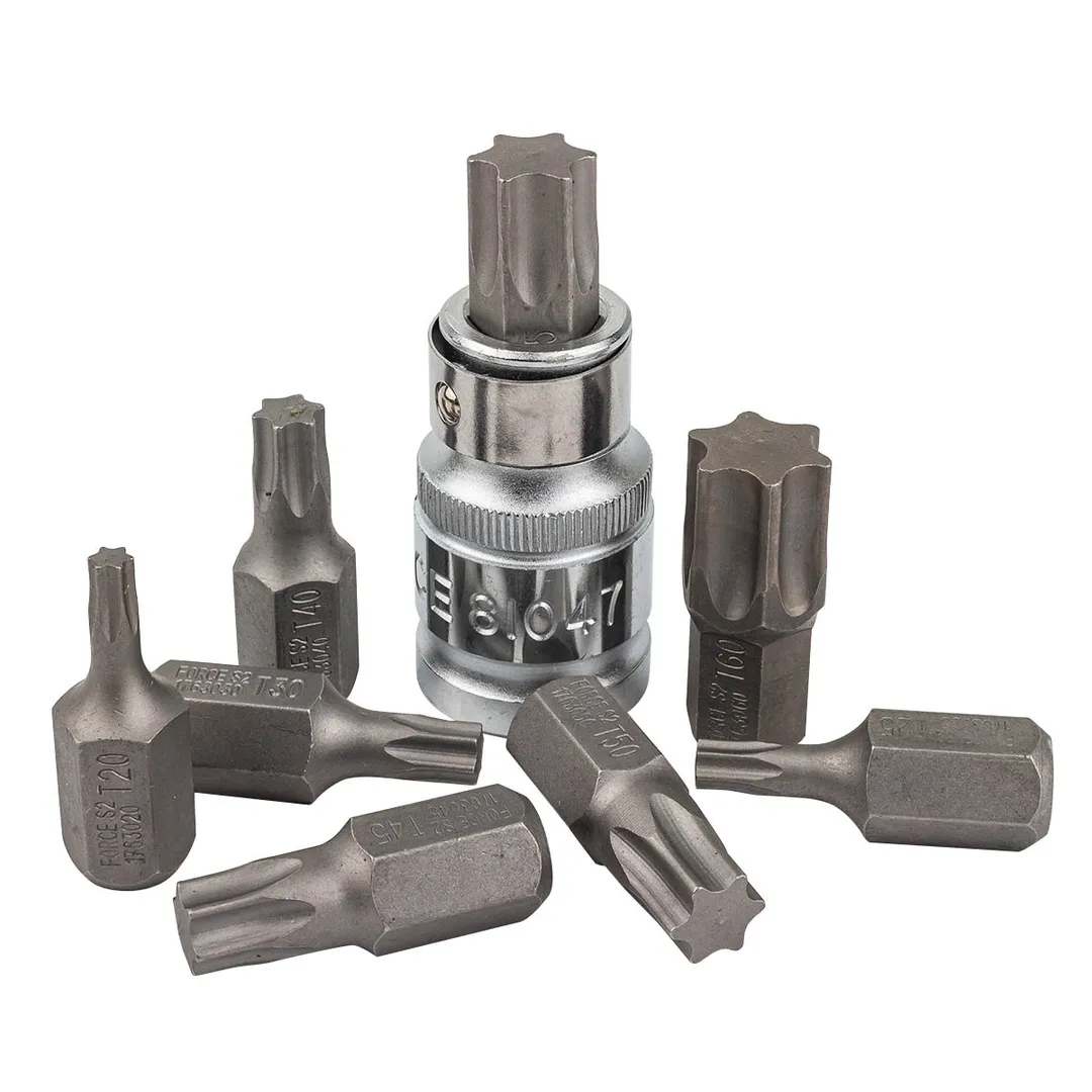 Набор бит Torx с адаптером 9 пр. 10 мм Forsage F-3094