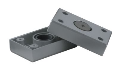 Опора меб. пласт. B-01 h20 регул. металлик AKS 52318