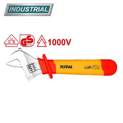 Ключ разводной диэлектрический 200 мм TOTAL THIADW081