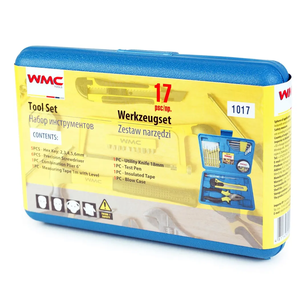Набор инструментов 17 пр. WMC TOOLS WMC-1017