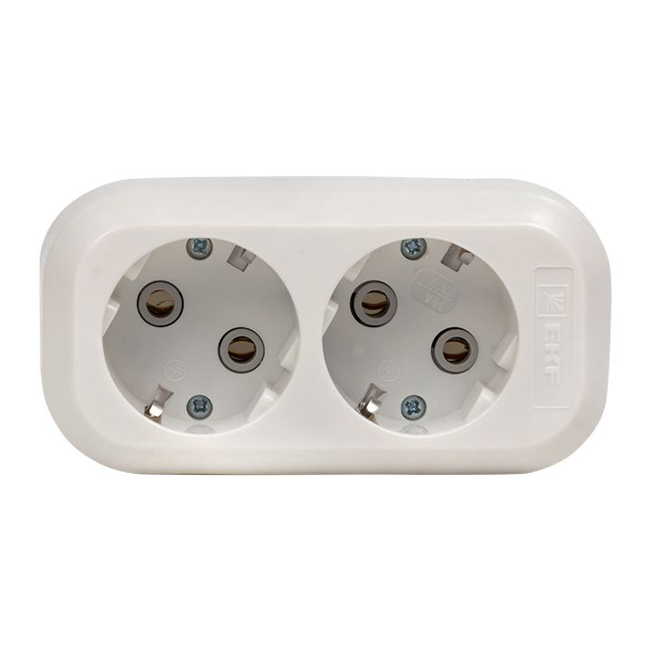 Колодка 2 гн, 16А 3,5кВт с/з Эксперт EKF PROxima AKB16-2