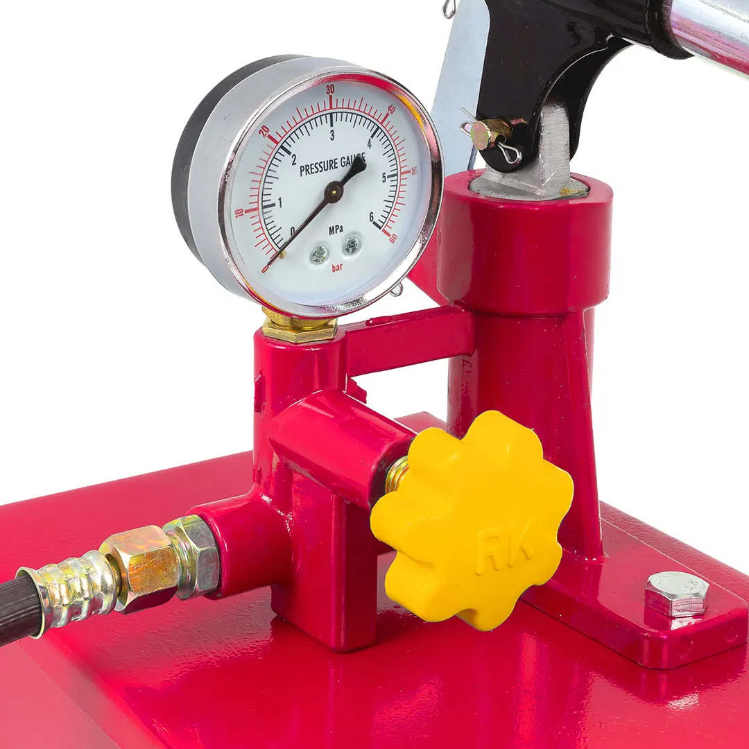 Насос ручной проверочный с манометром и шлангом 1 м ForceKraft FK-HS-HP03