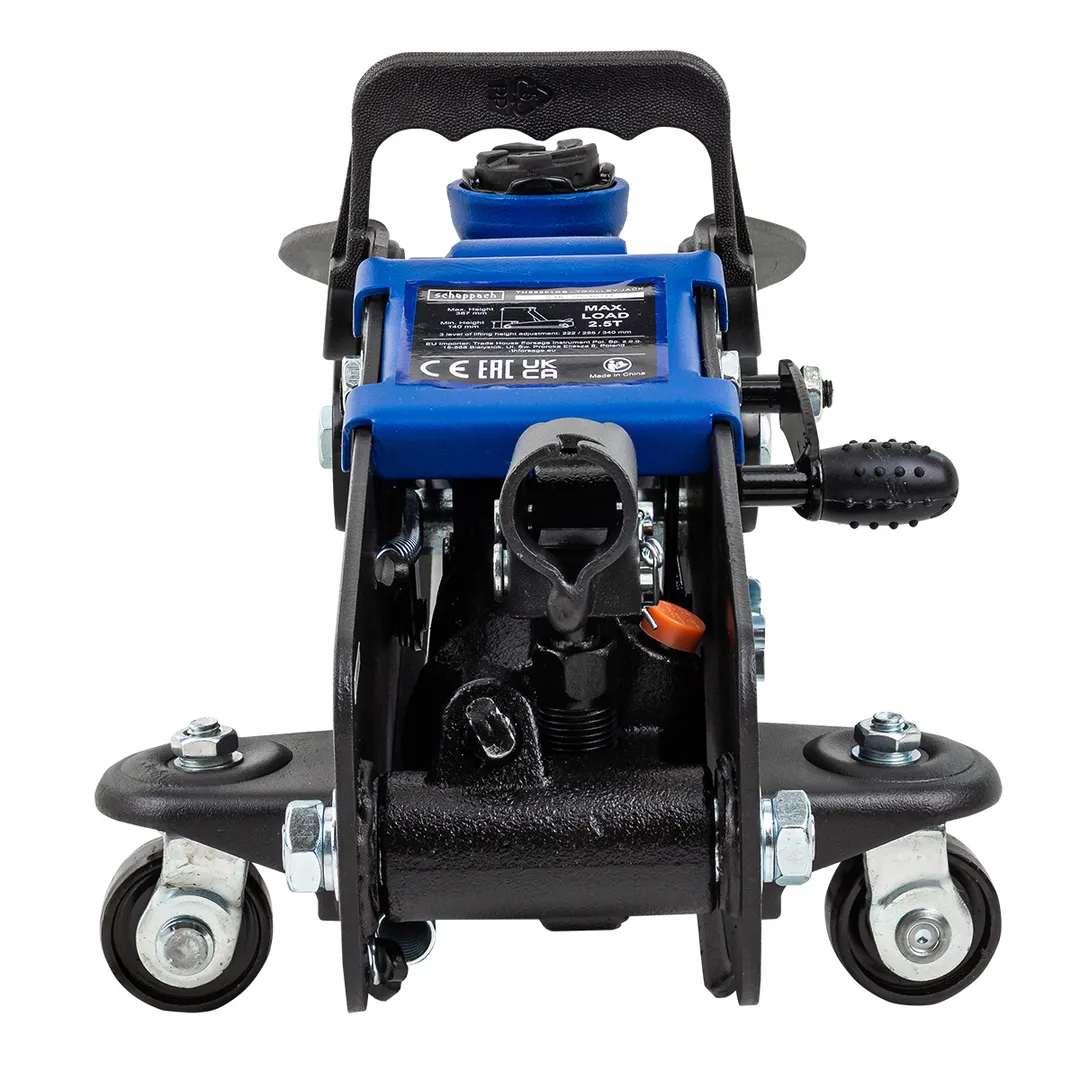 Домкрат подкатной гидравлический 2.5 т, 140-387 мм, с фиксацией Scheppach Sch-TH22501CB