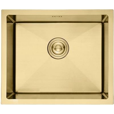 Кухонная мойка из нержавеющей стали, золото GERHANS K35043G