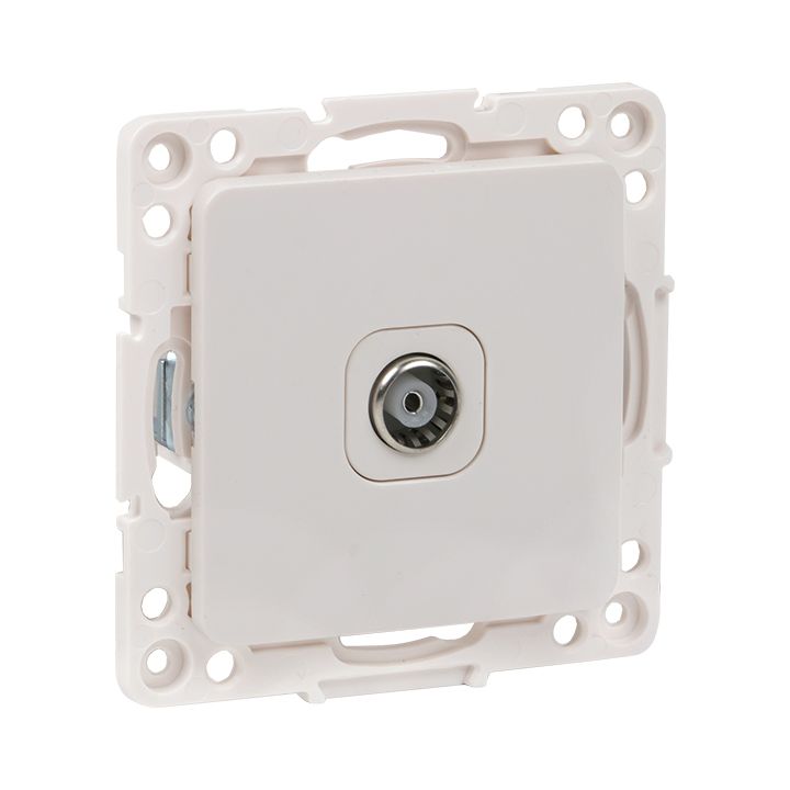 Стокгольм Механизм Розетки TV 1-местной 75Ом 5-862МГц винтовые клеммы белый EKF PROxima EYA00-027-10