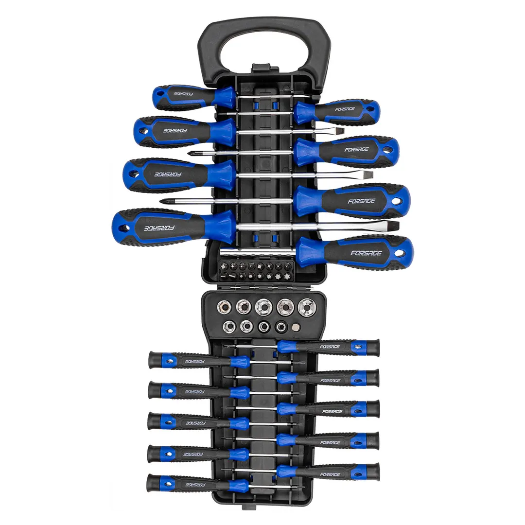 Набор отверток в комплекте с битами 44 пр Forsage F-7044B
