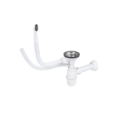 Сифон для кухонной мойки Классик, d114мм, пластик PL 107174