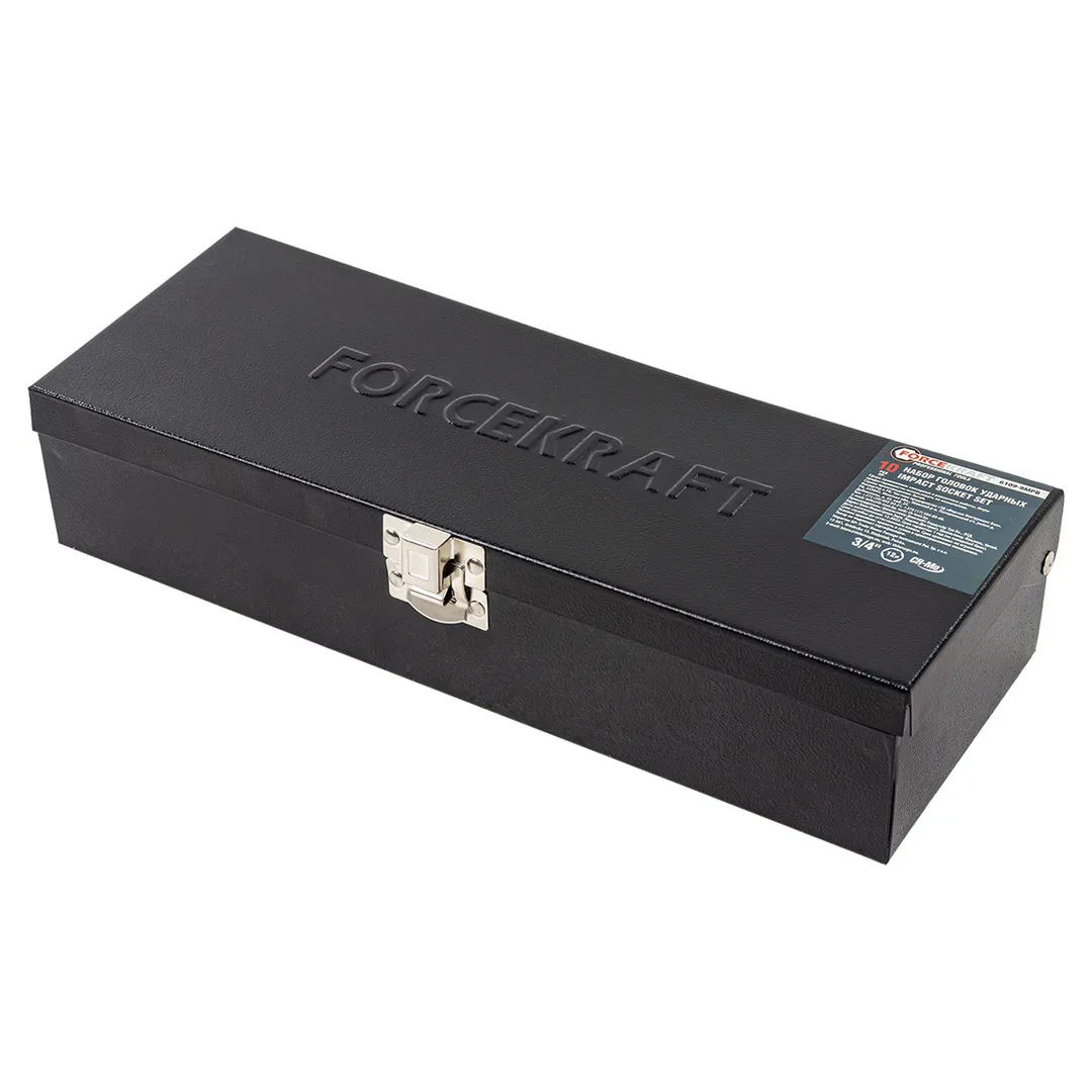 Набор ударных головок 17-46 мм 3/4" 12-гр 10 пр ForceKraft FK-6109-9MPB