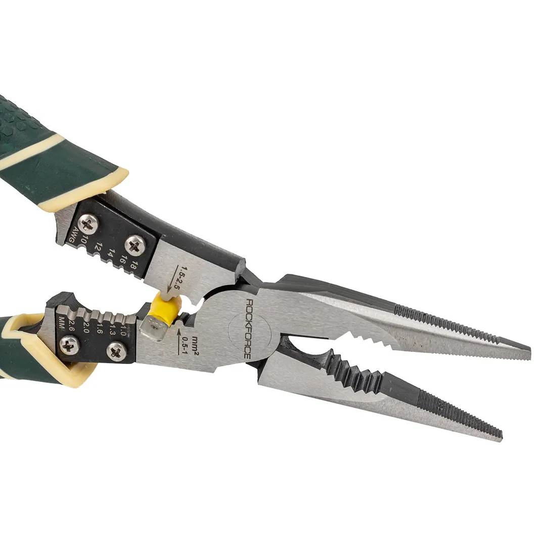 Длинногубцы для снятия изоляции 230 мм RockForce RF-610M230