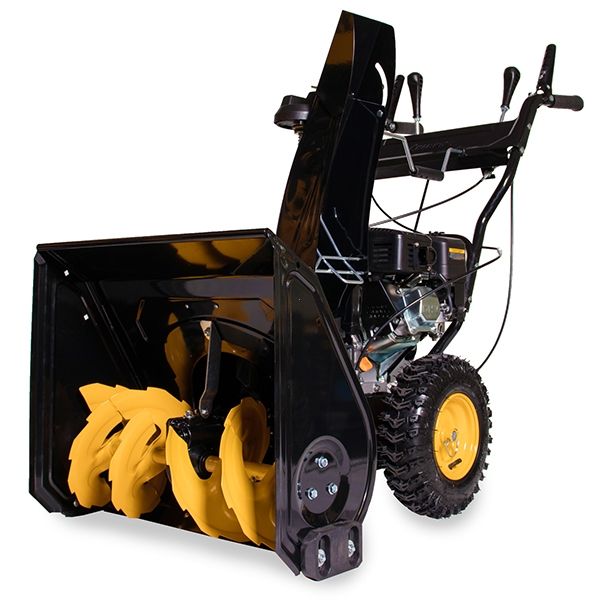 Снегоотбрасыватель, 6,5 л.с./ 3600 об/мин, ширина захвата 61 см, 4F/1R колеса, 3,6 л CHAMPION ST661