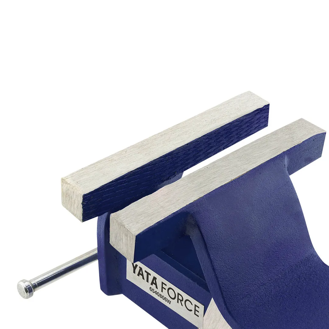 Тиски стальные поворотные с наковальней YATAFORCE YF-6540806W
