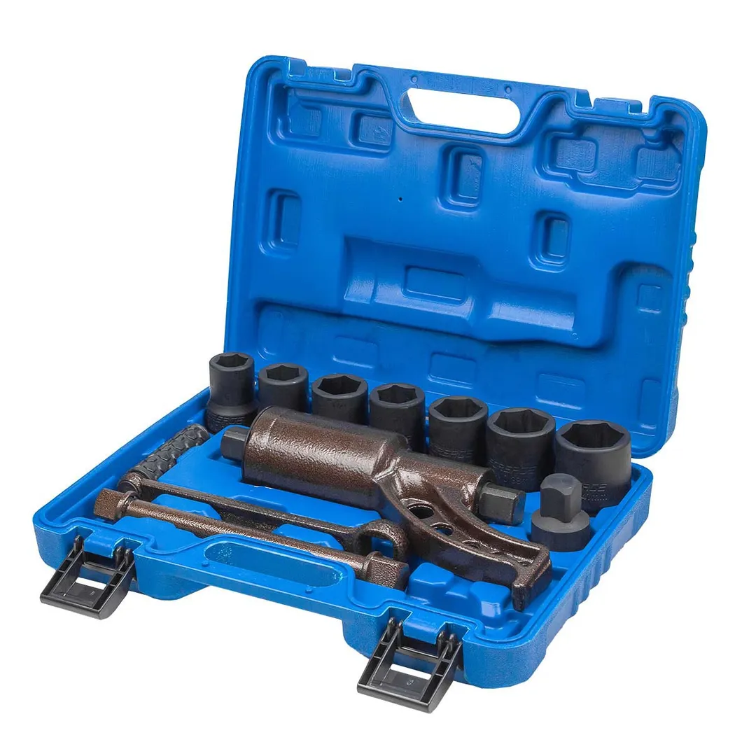 Гайковерт ручной с редуктором 1'', головки 24-41 мм, и адаптер 1'', L270 мм, передаточное число 1:58, 4800 Н/м Forsage F-34122136 HS