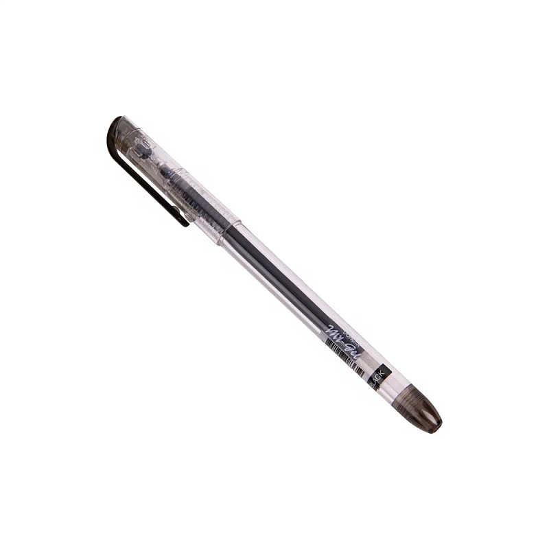 Ручка гелевая "My-Gel Standard", 0.5 мм, прозрачный, стерж. черный